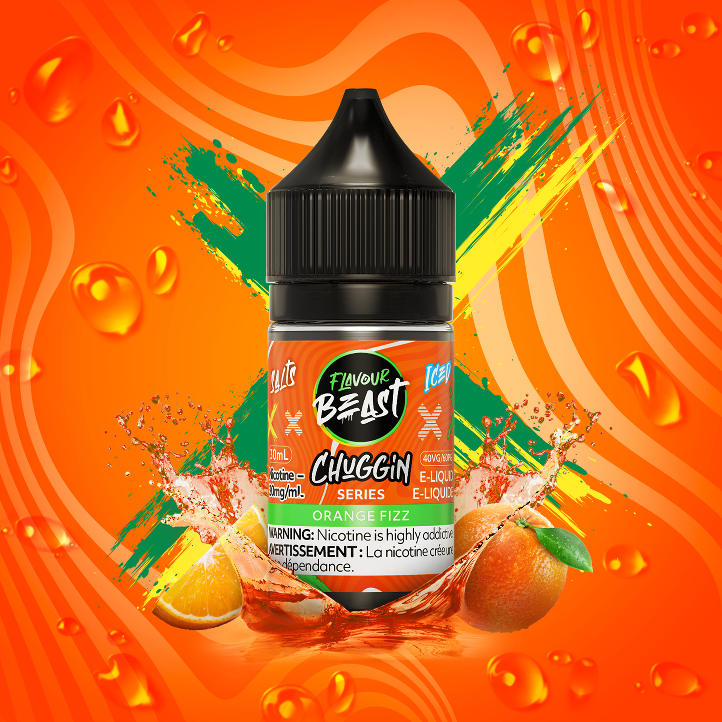 Flavour Beast E-Liquid Chuggin Orange Fizz 20mg - 30ml (Provincial)