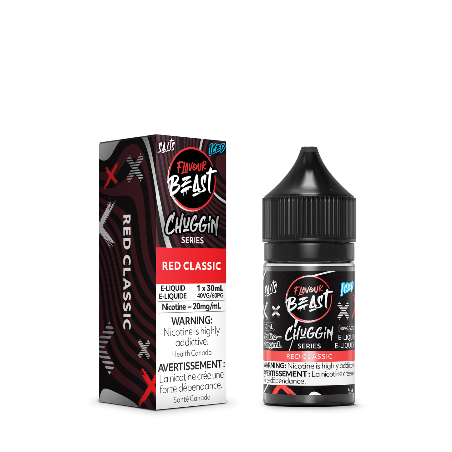 Flavour Beast E-Liquid Chuggin Red Classic 20mg - 30ml (Provincial)