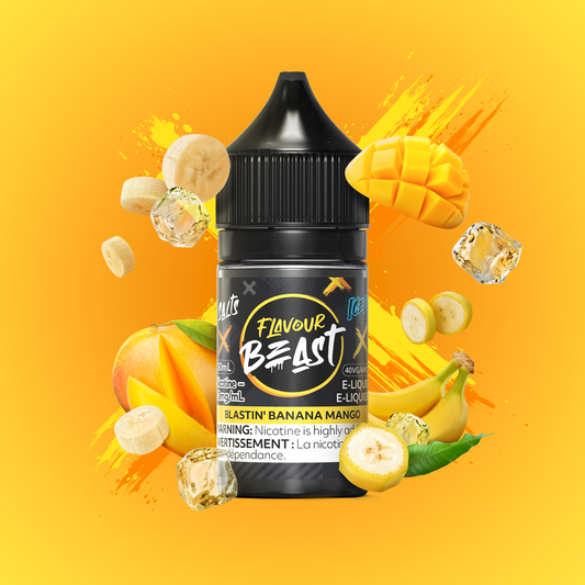 Flavour Beast E-liquid Blastin’ Banana Mango Iced 10mg - 30ml (Provincial)