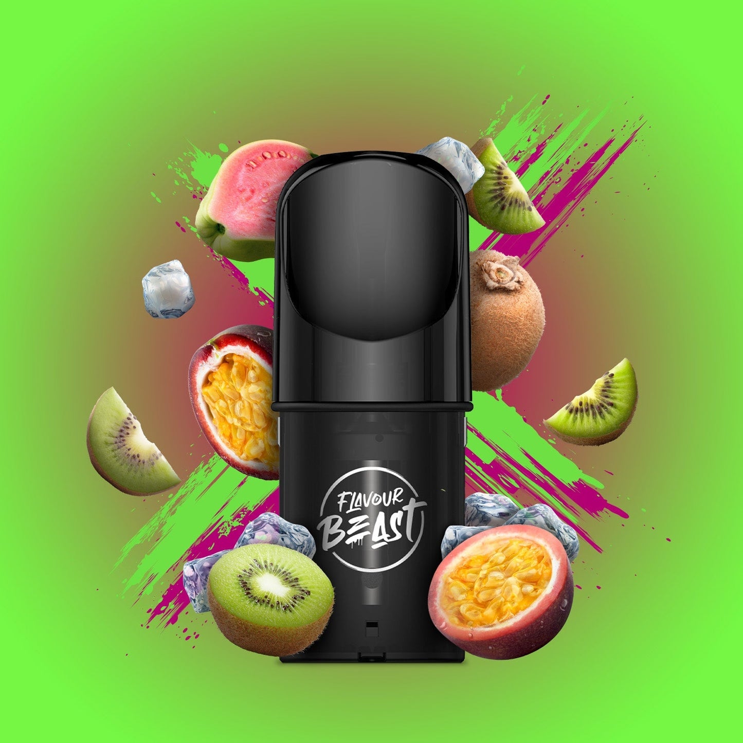 Flavour Beast Kewl Kiwi Passionfruit Pod 20mg (Provincial)