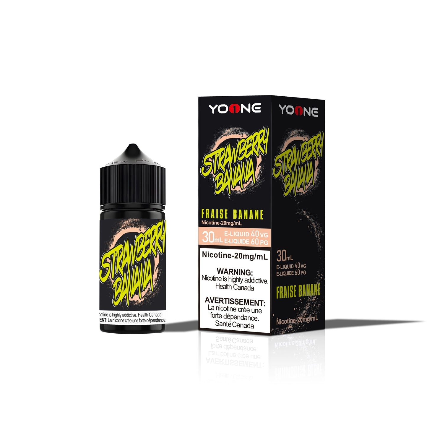 Yoone E-liquid Strawberry Banana 20mg - 30ml (Provincial)