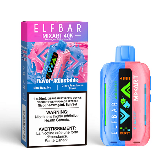 Elf Bar 40k Mixart Blue Razz Ice 20mg/ml disposable (Provincial)