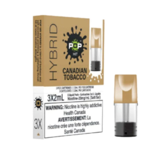 Pop Hit Canadian Tobacco Pods 20mg (Provincial)
