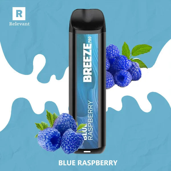 Breeze smoke Blue Raspberry 0mg/mL disposable (Provincial)