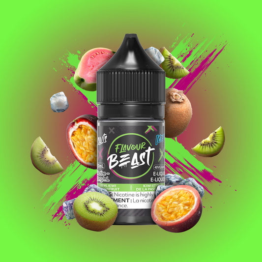 Flavour Beast E-Liquid Kewl Kiwi Passionfruit Iced 10mg - 30ml (Provincial)