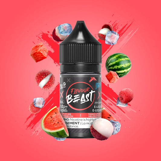 Flavour Beast E-Liquid Lit Lychee Watermelon Iced 10mg - 30ml (Provincial)