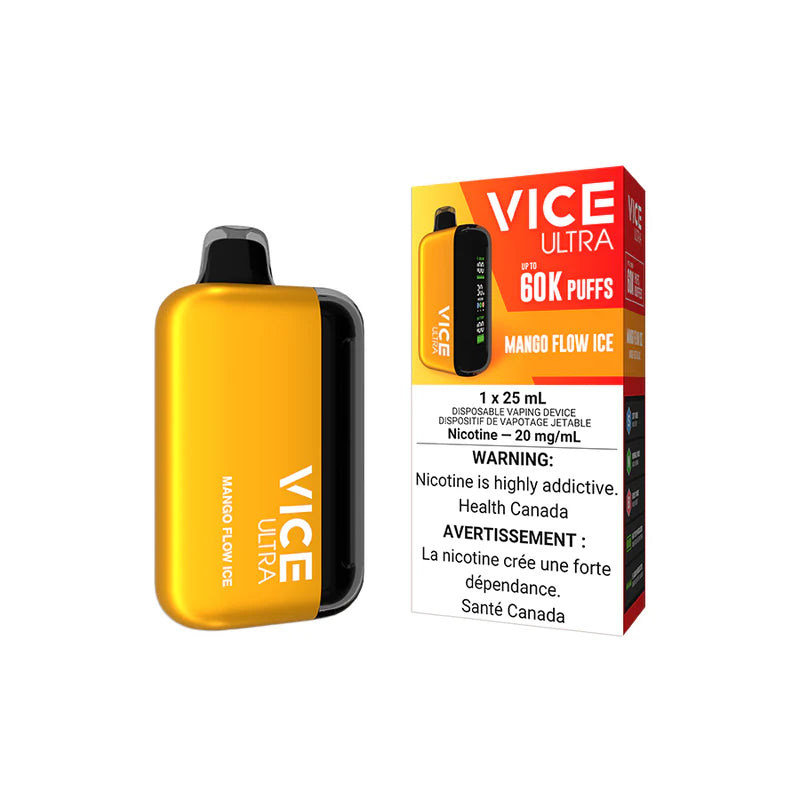 Vice Ultra 60k Mango Flow Ice 20mg Disposable (Provincial)