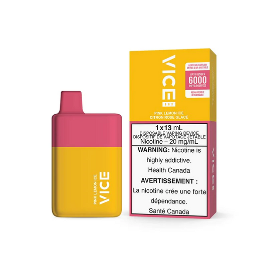 Vice Box 6000 Pink Lemon Ice 20mg/mL disposable (Provincial)