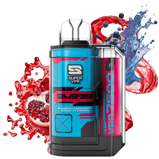 Super VPR 7500 Blueberry Pomegranate  20mg/mL disposable (Provincial)