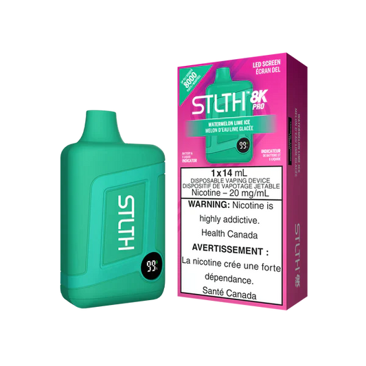 Stlth 8KPro Watermelon Lime Ice 20mg/ml disposable( Provincial)