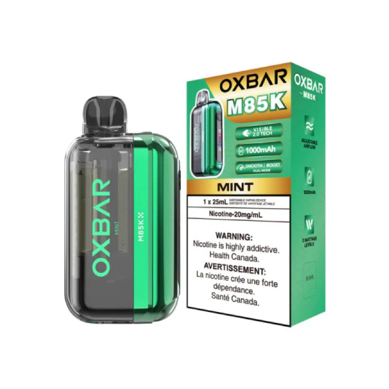 Oxbar M85K Mint 20mg/ml Disposable (Provincial)
