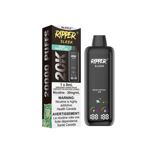 RIPPER SLEEK Disposable Vape 20K SOUR PATCHY ICE