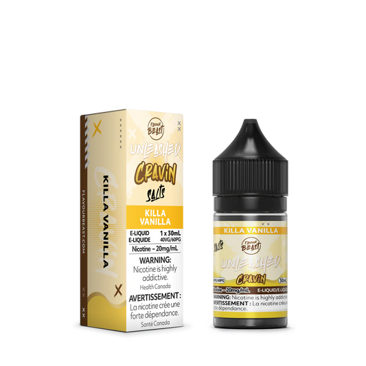 Flavour Beast E-liquid Unleashed Cravin Epic Killa Vanilla 20mg/30ml (Provincial)