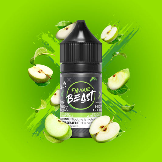 Flavour Beast E-Liquid Gusto Green Apple 10mg - 30ml (Provincial)
