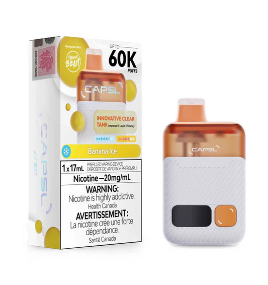 Capsl 60k Banana Ice 20mg/ml Disposable (Provincial)
