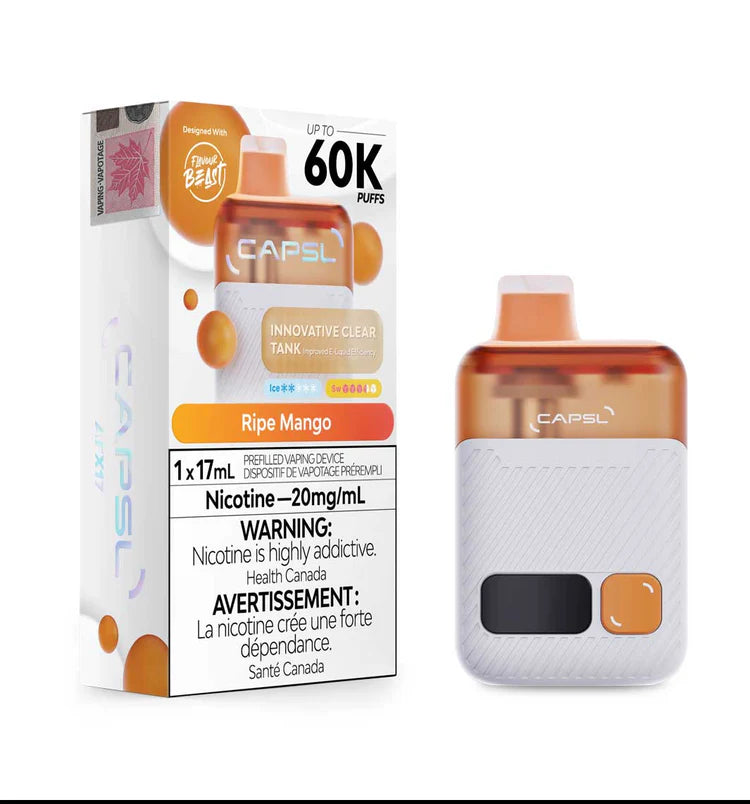 Capsl 60k Ripe Mango 20mg/ml Disposable (Provincial)