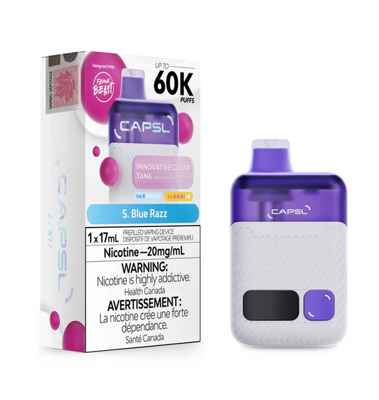 Capsl 60k S. Blue Razz 20mg/ml Disposable (Provincial)