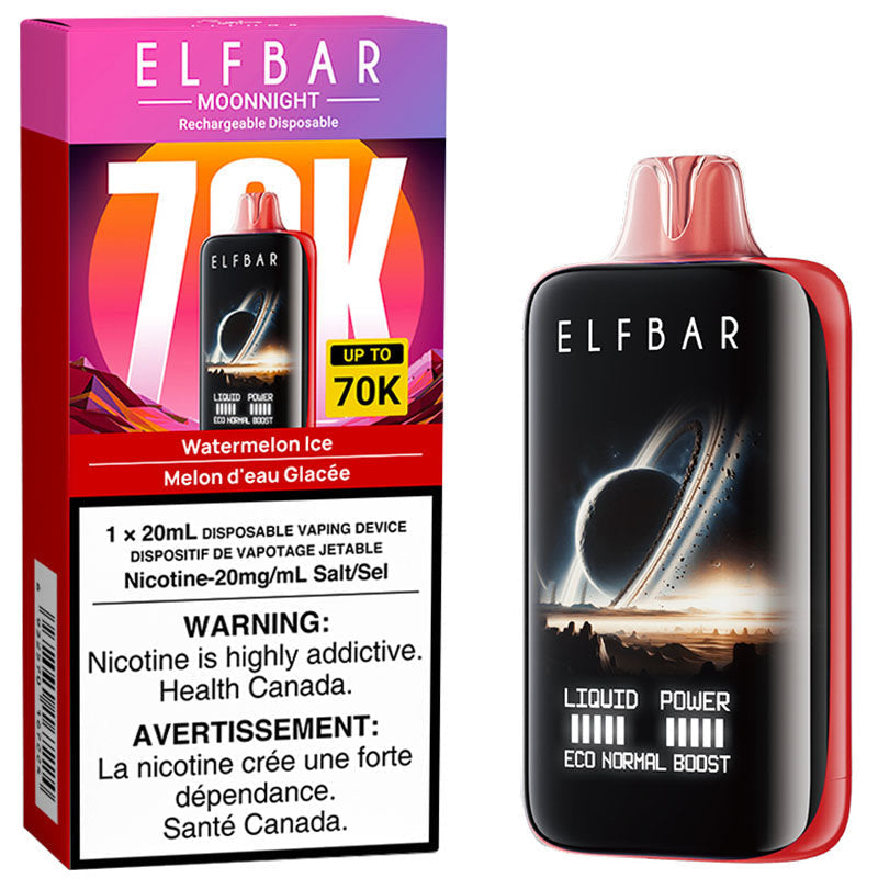 Elf Bar Moonlight 70k Watermelon Ice 20mg/mL disposable (Provincial)