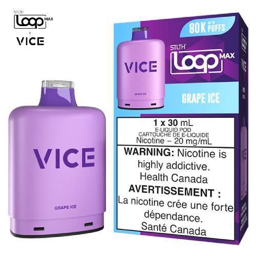 Vice Loop Pod 80K Grape Ice 20mg - 30ml (Provincial)