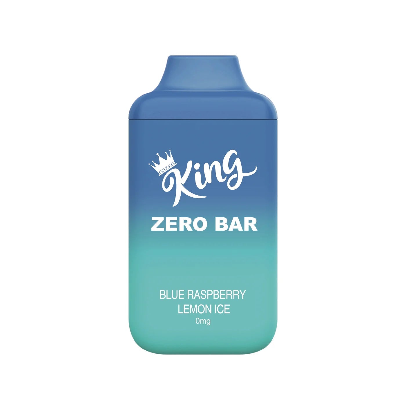 King Vape 6000 Zero Bar Blue Raspberry Lemon Ice 0mg/ml Disposable (Provincial)