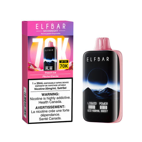 Elf Bar Moonlight 70k Peach Ice 20mg/mL disposable (Provincial)