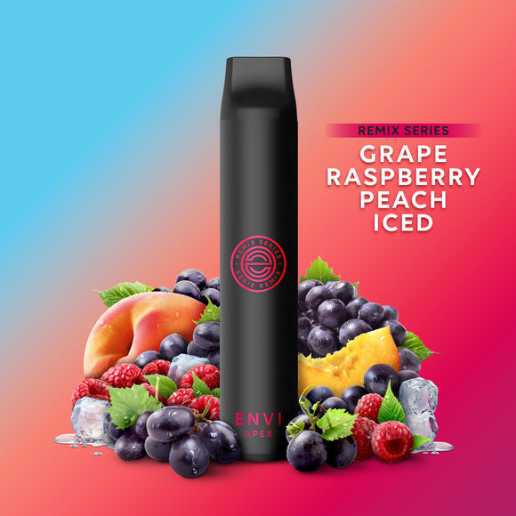 Envi apex Grape Raspberry Peach Ice 20mg/mL disposable (Provincial)