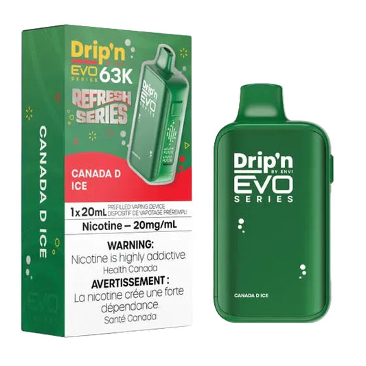 Drip’n EVO 63K Canada D Ice 20mg/ml Disposable (Provincial)