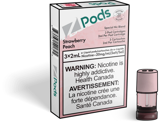 Zpods Strawberry Peach 20mg (Provincial)