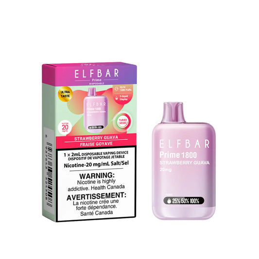 ELF BAR Prime 1800 Strawberry Guava 20mg/ml disposable (Provincial)