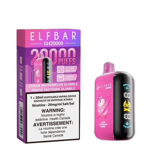 Elf Bar GH20K Straw Watermelon Glubble 20mg/mL disposable (Provincial)