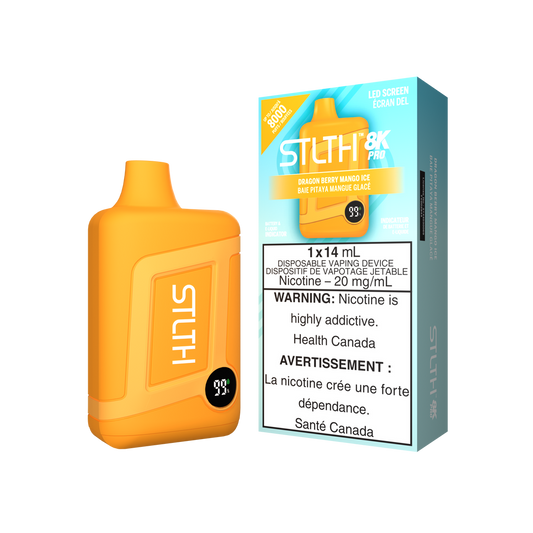 Stlth 8kPro Dragon Berry Mango Ice 20mg/ml disposable (Provincial)