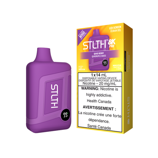 Stlth 8KPro Quad Berry 20mg disposable (Provincial)