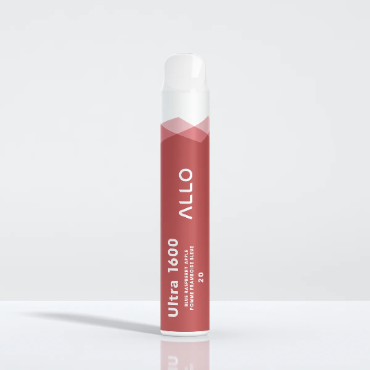 Allo ultra HIT 1600 Blue Raspberry Apple 20mg disposable (Provincial)