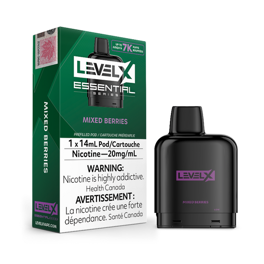 LevelX Pod Essential Series 7k Mixed Berries (provincial)