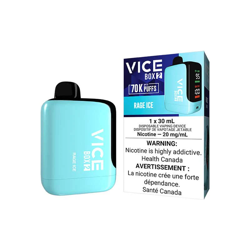 Vice Box 2 Rage Ice 70k puff 20mg/mL disposable (Provincial )