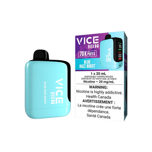Vice Box 2 Blue Razz Burst 70k puff 20mg/mL disposable (Provincial )