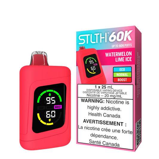 Stlth 60k Watermelon Lime Ice 20mg disposable (Provincial)