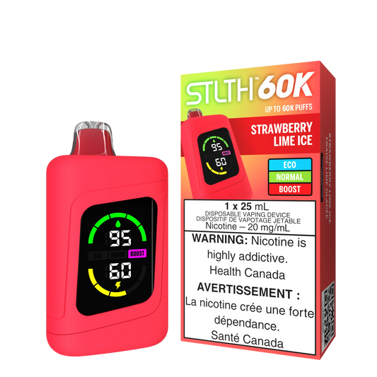 Stlth 60k Strawberry Lime Ice 20mg disposable (Provincial)