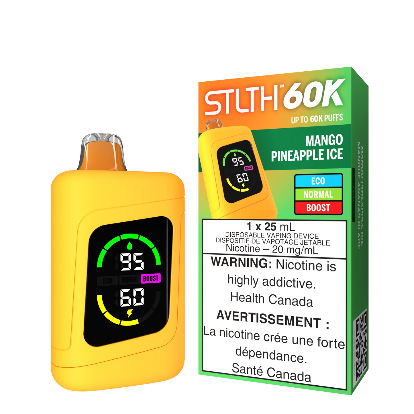 Stlth 60k Mango Pineapple Ice 20mg disposable (Provincial)
