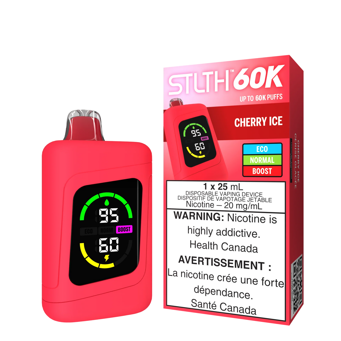 Stlth 60k Cherry Ice 20mg disposable (Provincial)