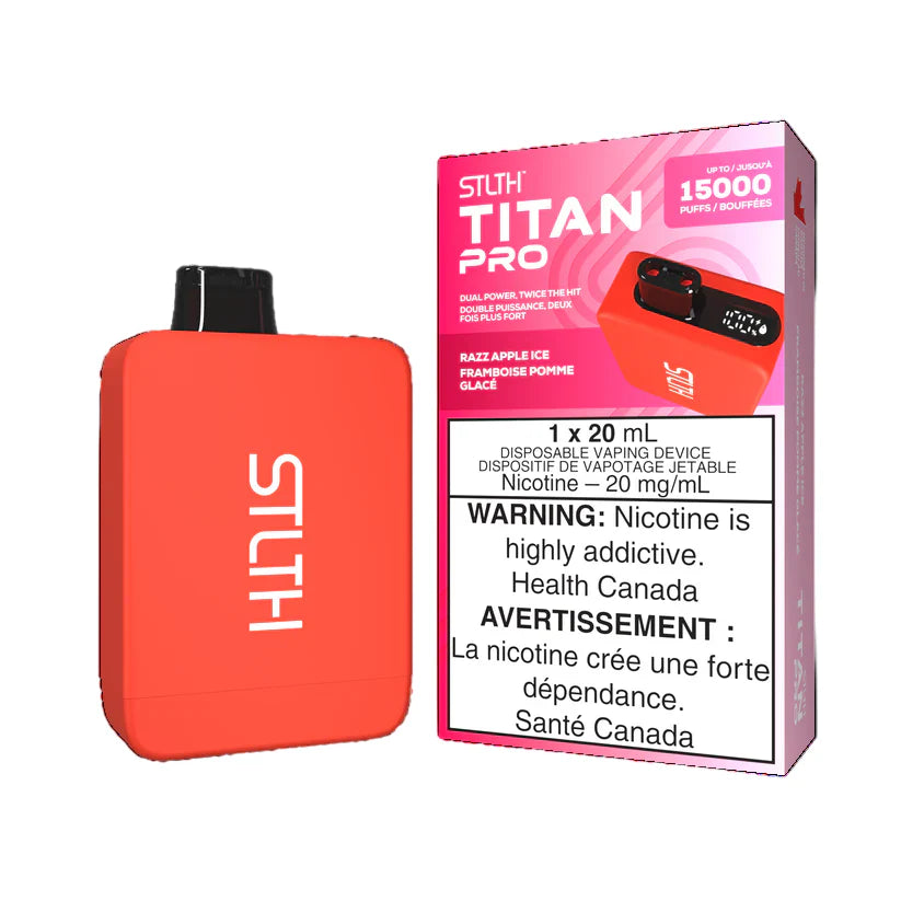 STLTH Titan Pro 15K Razz Apple Ice 20mg/ml Disposable (Provincial)