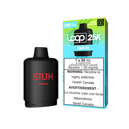 Stlth Loop Pod 25K Punch Ice 20mg - 20ml (Provincial)