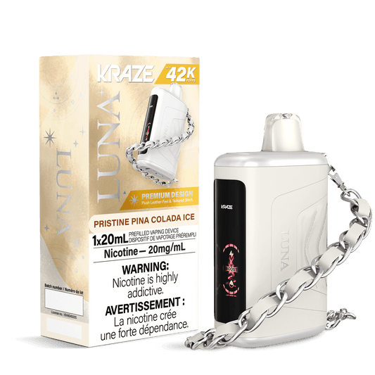 Kraze Luna 42K Pristine Pina Colada Ice 20mg disposable (Provincial)