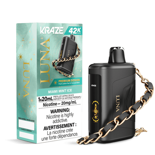 Kraze Luna 42K Miami Mint Ice 20mg disposable (Provincial)