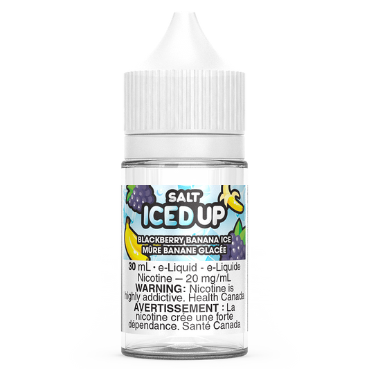 Iced Up E-Liquid Blackberry Banana Ice 12mg - 30ml (Provincial )