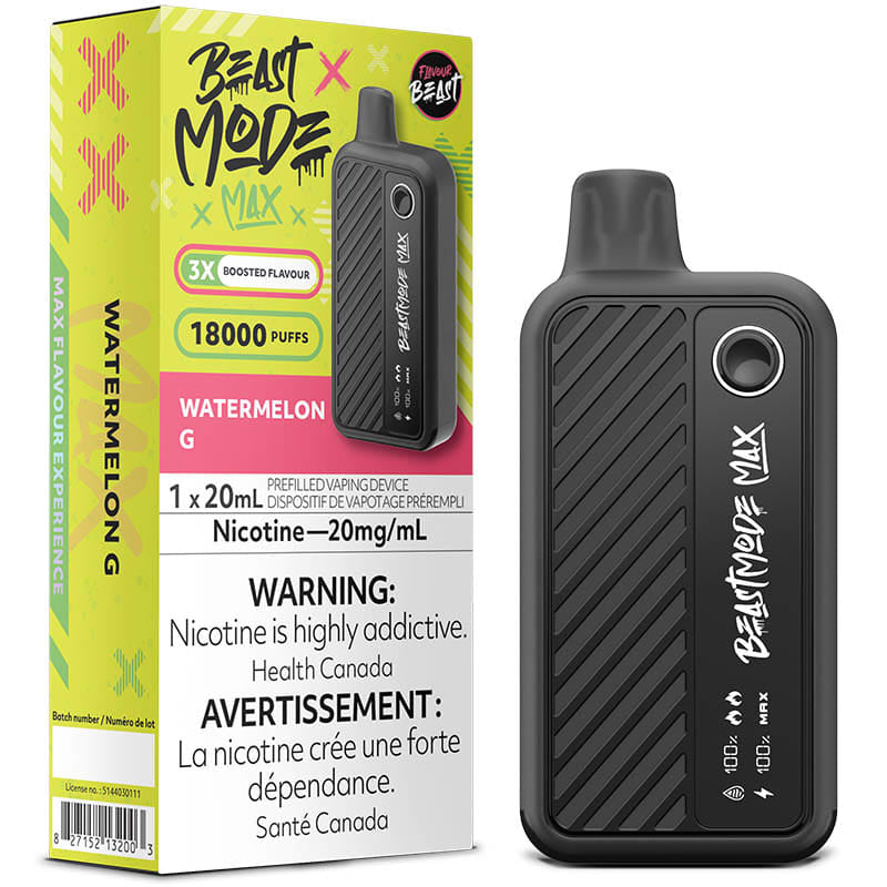 Flavour Beast Mode Max 18k Watermelon G 20mg disposable (Provincial