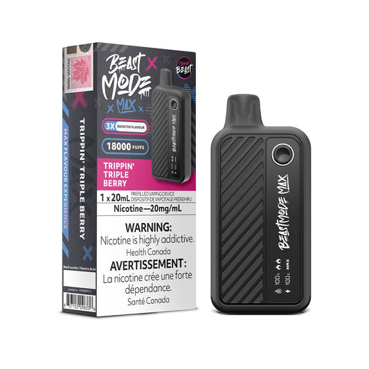 Flavour Beast Mode Max2 50k Trippin’ Triple Berry  20mg disposable (Provincial)