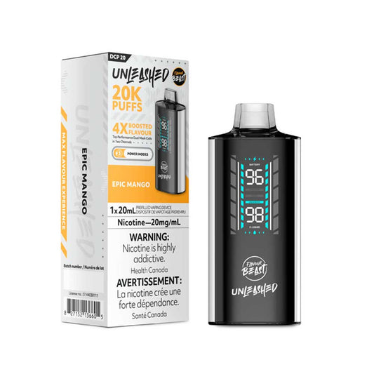 Flavour Beast Unleashed 20K Epic Mango 20mg disposable (Provincial)