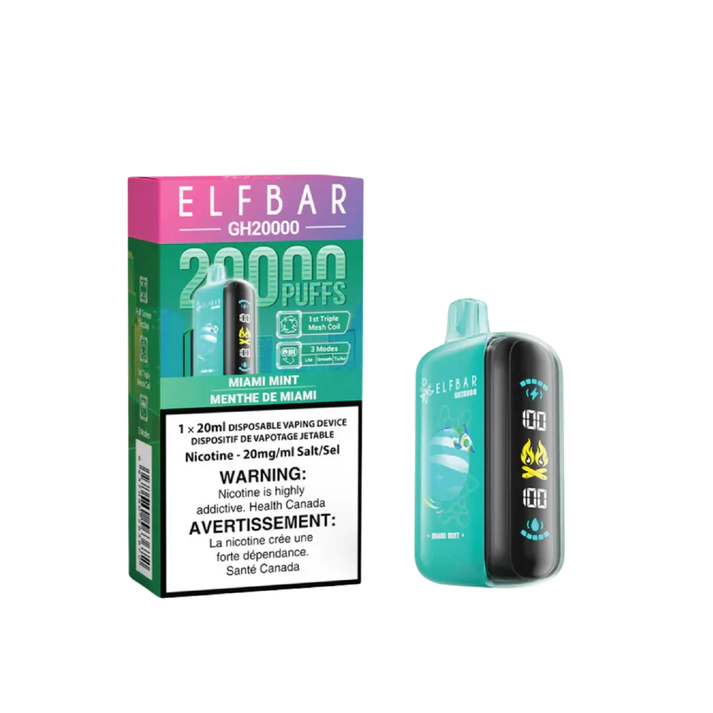 Elf Bar GH20K Miami Mint 20mg/mL disposable (Provincial)