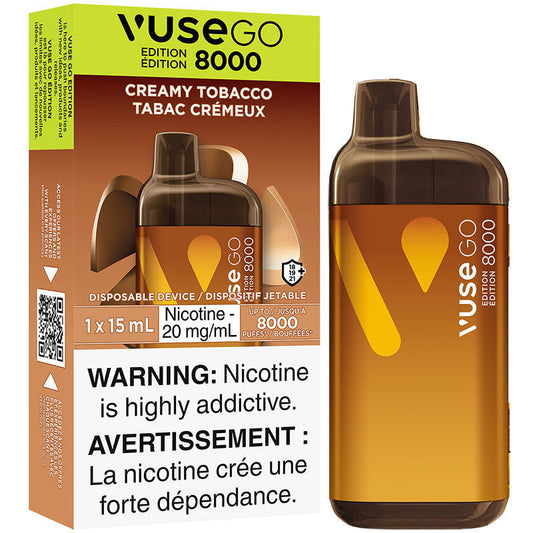 Vuse Go 8000 Creamy Tobacco 20mg/ml Disposable (Provincial)